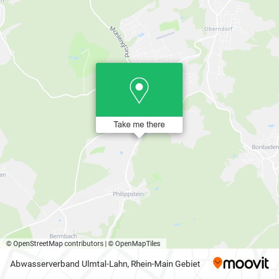 Abwasserverband Ulmtal-Lahn map