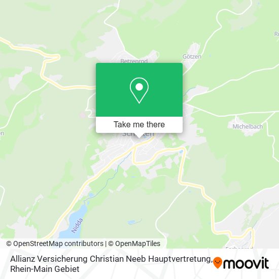 Карта Allianz Versicherung Christian Neeb Hauptvertretung