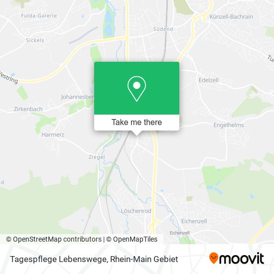 Tagespflege Lebenswege map