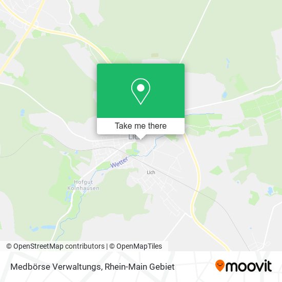 Medbörse Verwaltungs map