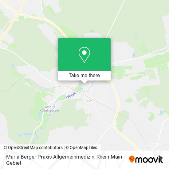 Maria Berger Praxis Allgemeinmedizin map