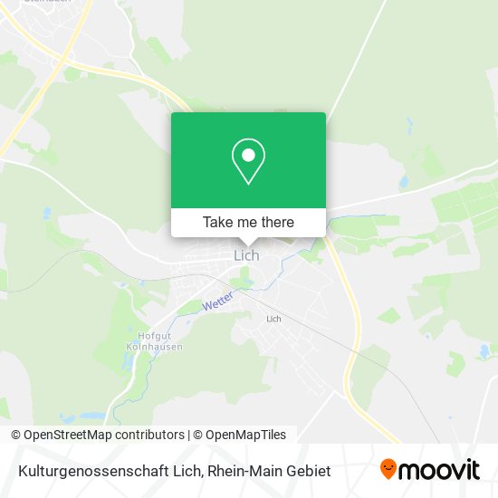 Kulturgenossenschaft Lich map