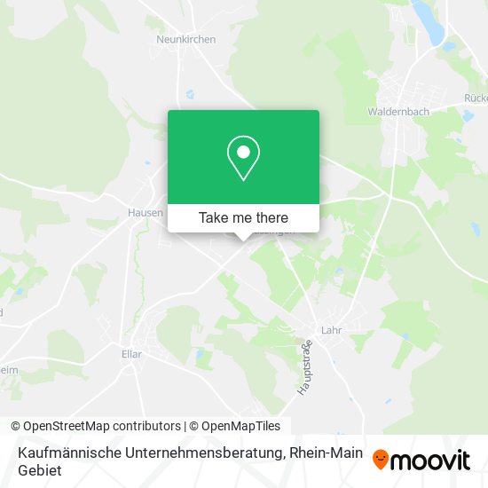 Карта Kaufmännische Unternehmensberatung