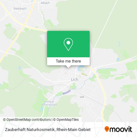 Zauberhaft Naturkosmetik map