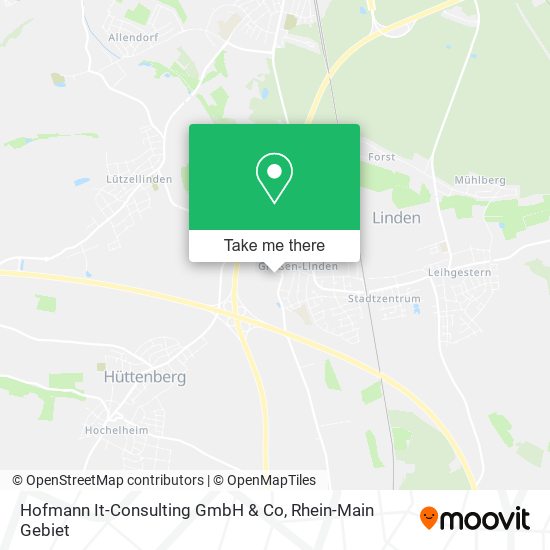 Hofmann It-Consulting GmbH & Co map
