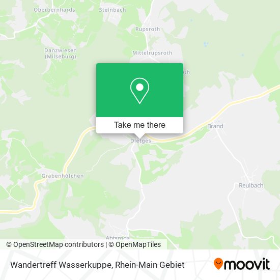 Wandertreff Wasserkuppe map