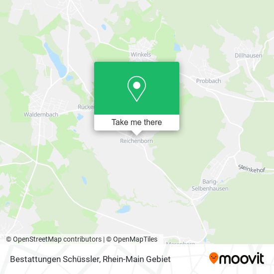 Bestattungen Schüssler map