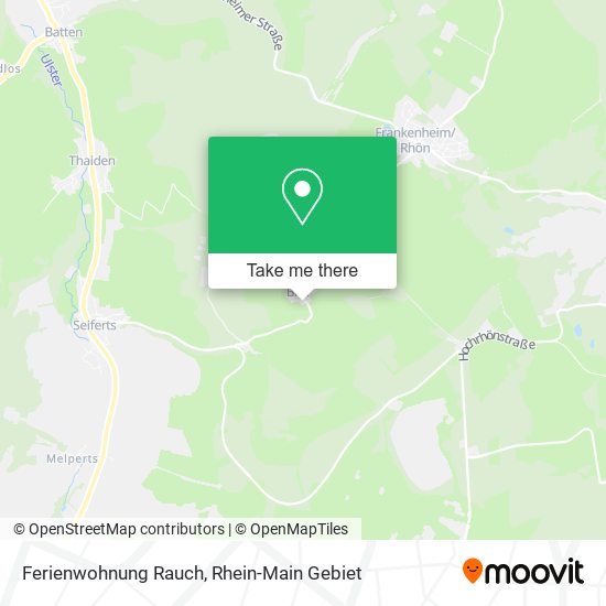 Ferienwohnung Rauch map