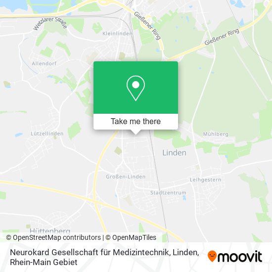 Карта Neurokard Gesellschaft für Medizintechnik, Linden