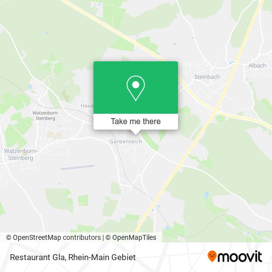 Restaurant Gla map
