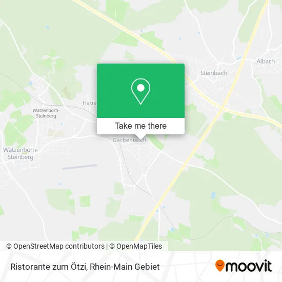 Карта Ristorante zum Ötzi