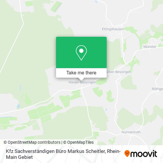 Kfz Sachverständigen Büro Markus Scheitler map