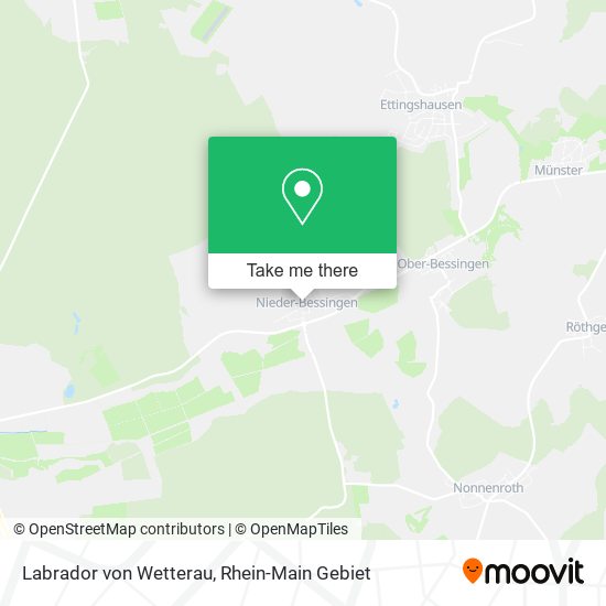 Labrador von Wetterau map