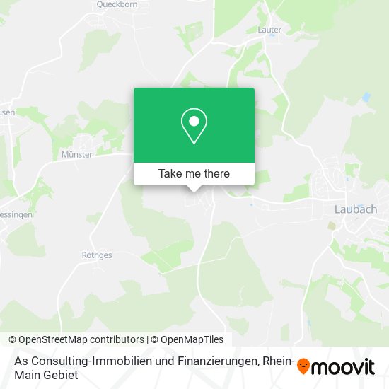 As Consulting-Immobilien und Finanzierungen map