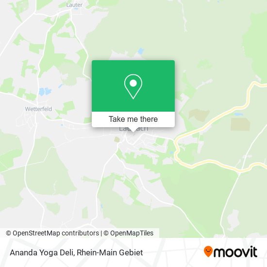 Карта Ananda Yoga Deli