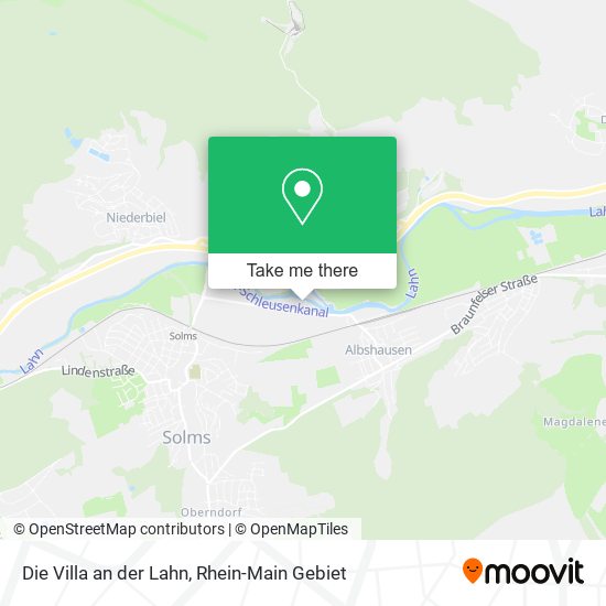 Die Villa an der Lahn map