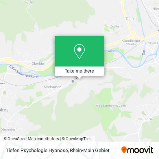 Tiefen Psychologie Hypnose map