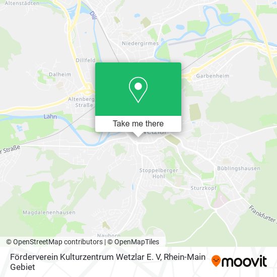 Förderverein Kulturzentrum Wetzlar E. V map