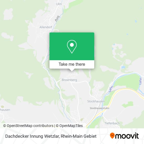 Карта Dachdecker Innung Wetzlar