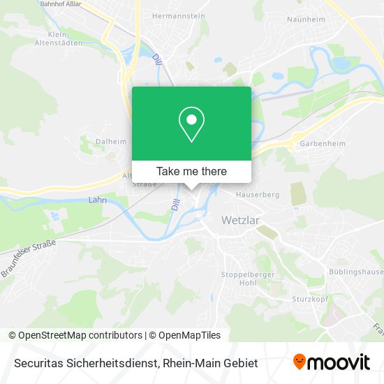 Securitas Sicherheitsdienst map