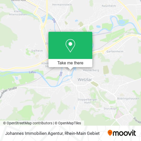 Johannes Immobilien Agentur map