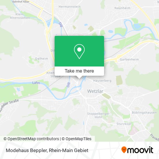 Modehaus Beppler map