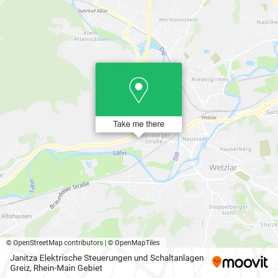 Карта Janitza Elektrische Steuerungen und Schaltanlagen Greiz