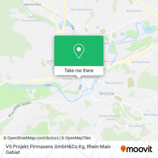 VS Projekt Pirmasens GmbH&Co.Kg map