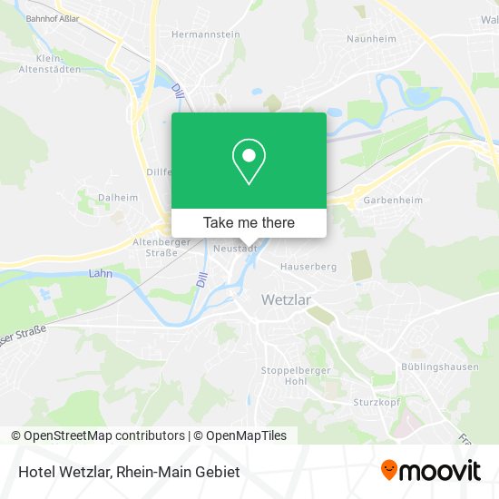 Hotel Wetzlar map