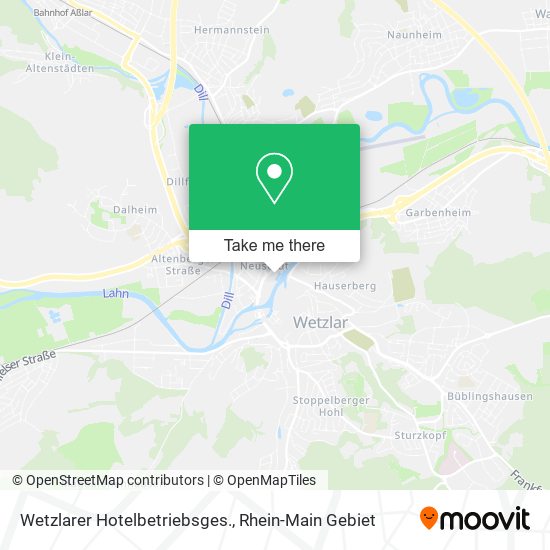 Wetzlarer Hotelbetriebsges. map