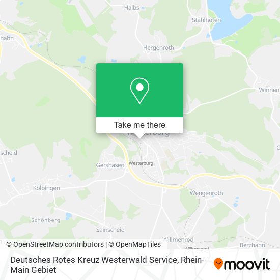 Deutsches Rotes Kreuz Westerwald Service map