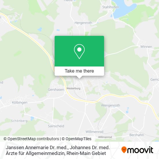 Janssen Annemarie Dr. med., Johannes Dr. med. Ärzte für Allgemeinmedizin map