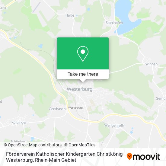 Карта Förderverein Katholischer Kindergarten Christkönig Westerburg