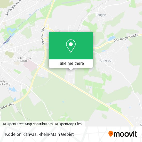 Kode on Kanvas map