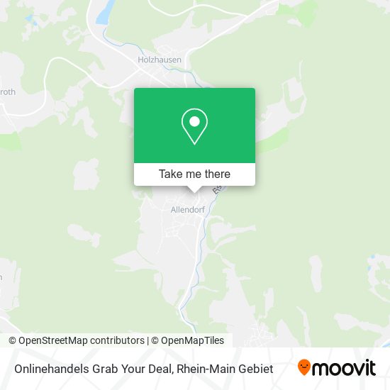 Onlinehandels Grab Your Deal map