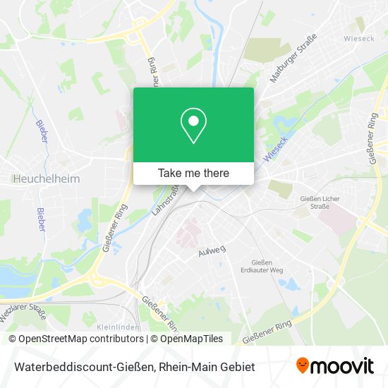 Waterbeddiscount-Gießen map