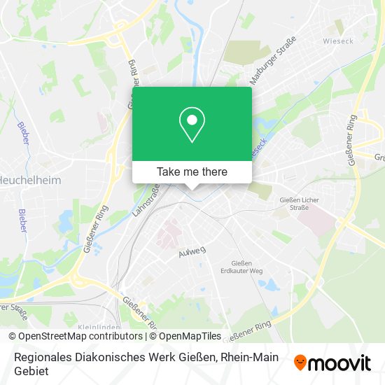 Карта Regionales Diakonisches Werk Gießen