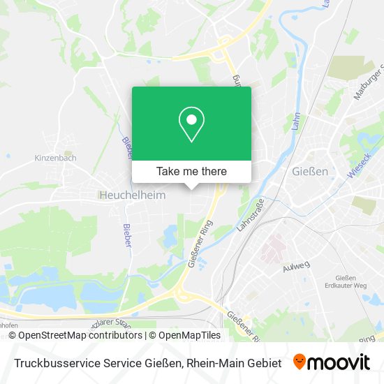 Карта Truckbusservice Service Gießen