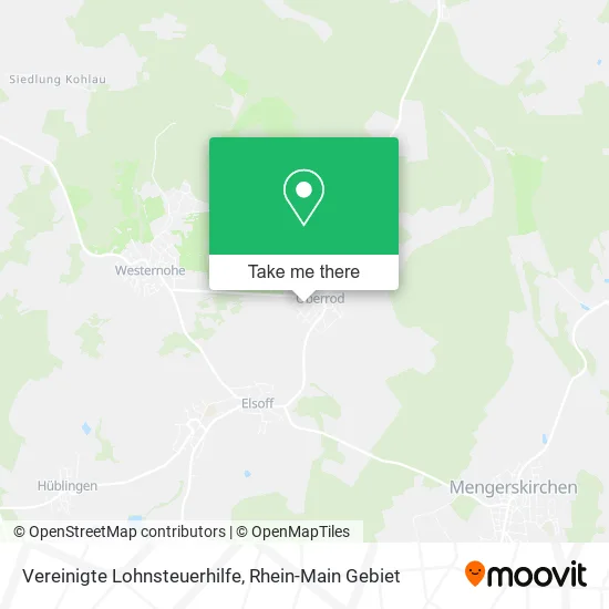 Карта Vereinigte Lohnsteuerhilfe