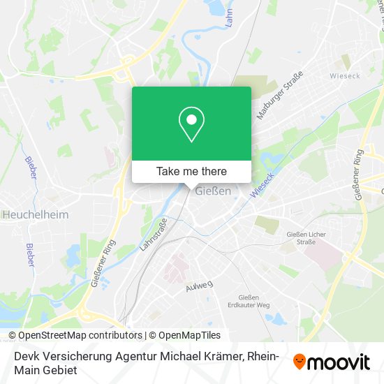 Devk Versicherung Agentur Michael Krämer map