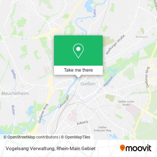 Vogelsang Verwaltung map