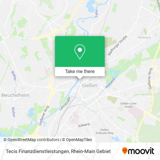 Tecis Finanzdienstleistungen map