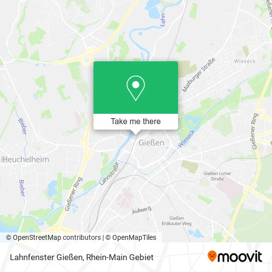 Карта Lahnfenster Gießen