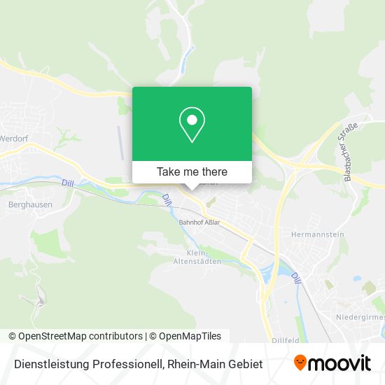 Dienstleistung Professionell map