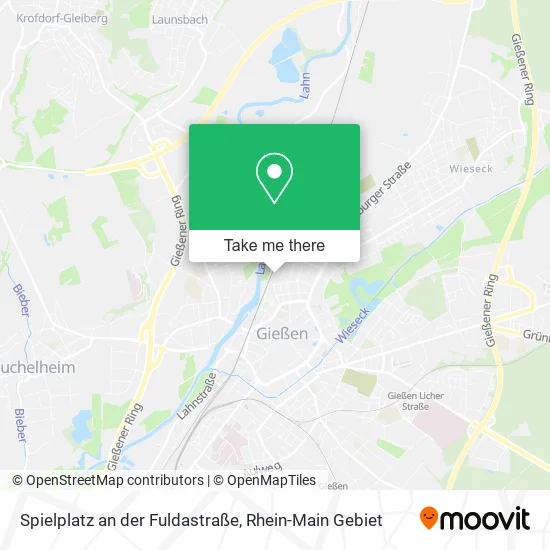 Карта Spielplatz an der Fuldastraße
