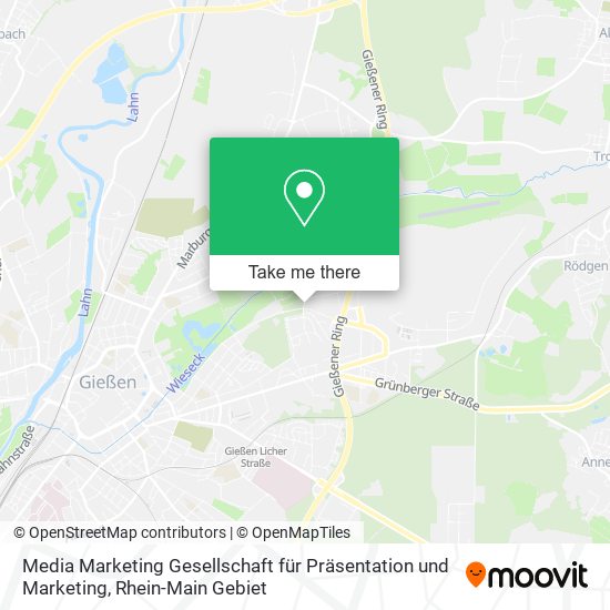 Media Marketing Gesellschaft für Präsentation und Marketing map