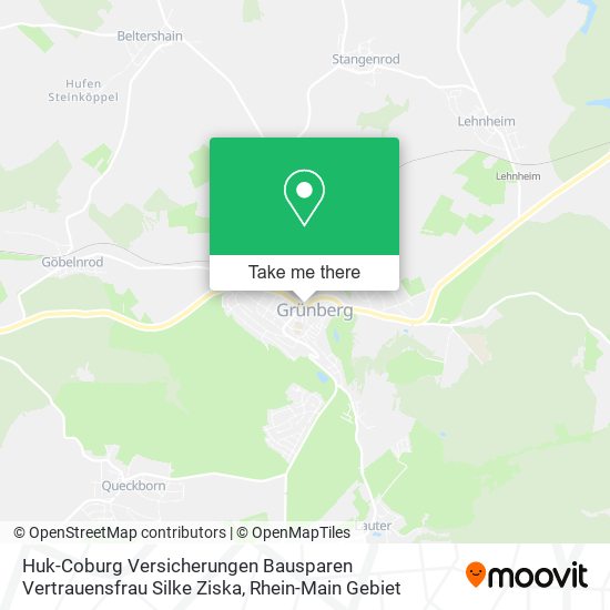 Huk-Coburg Versicherungen Bausparen Vertrauensfrau Silke Ziska map