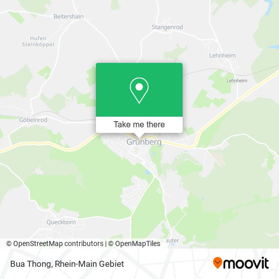 Bua Thong map