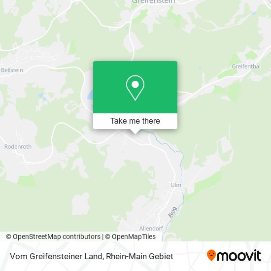 Vom Greifensteiner Land map