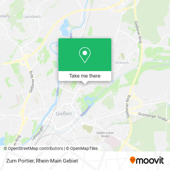 Карта Zum Portier